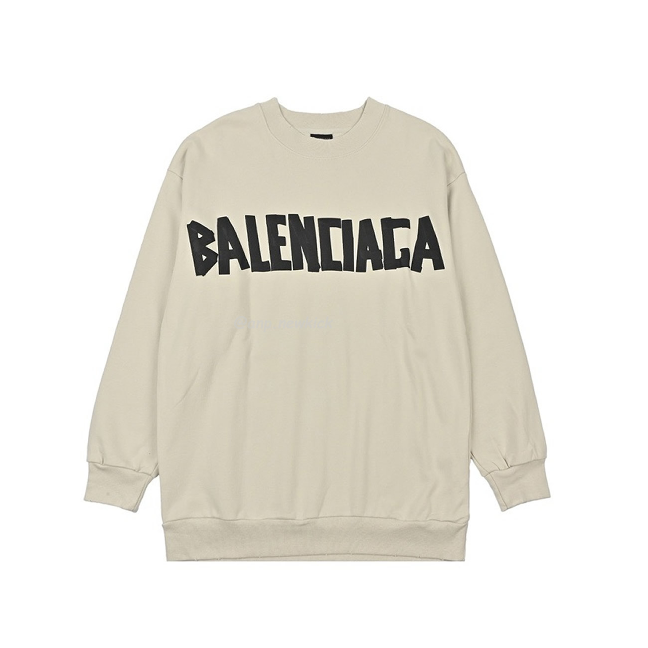 Balenciaga Floral Paper Tape Round Neck Hoodie Xs L (1) - www.newkick.org